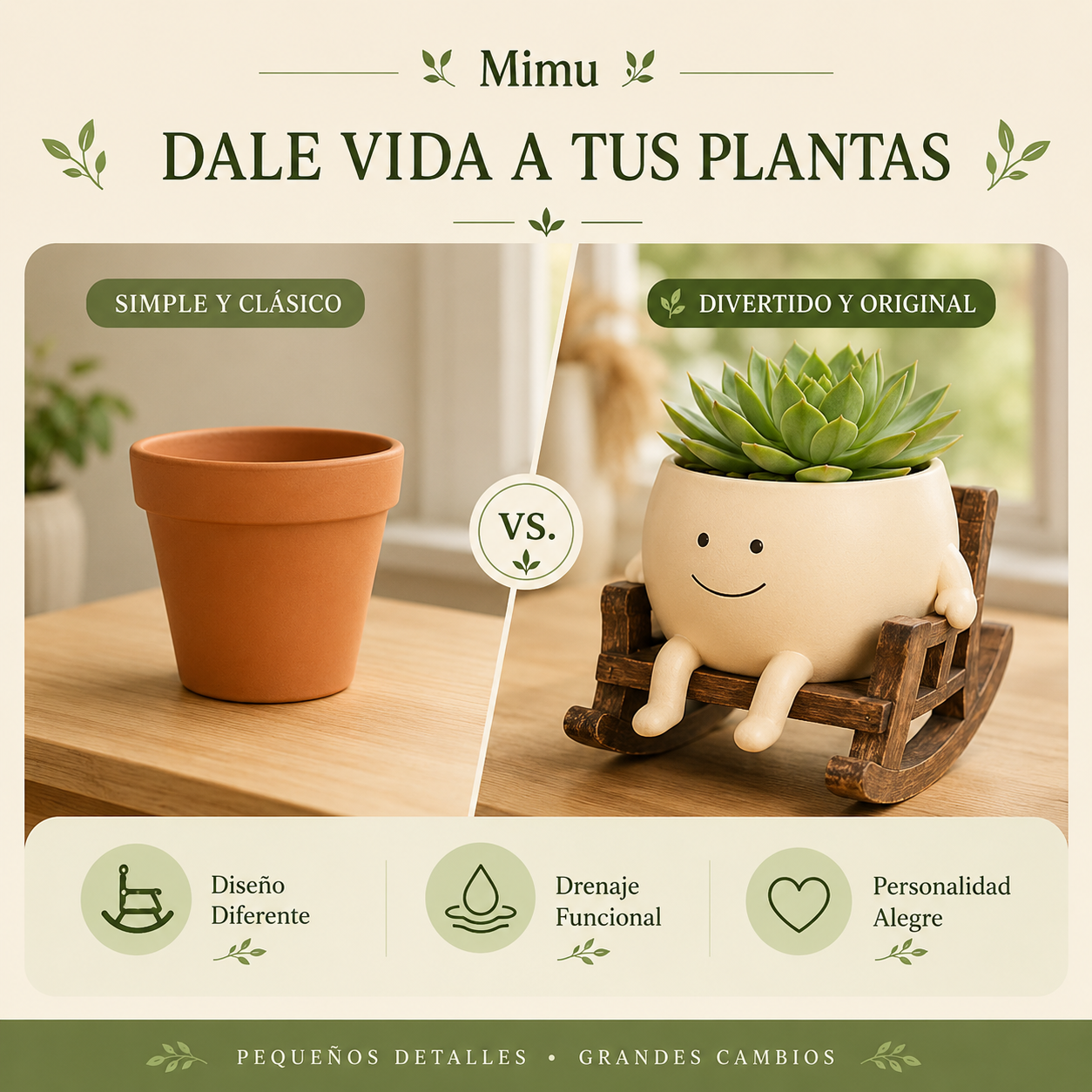 Mimu™ Maceta Compañera